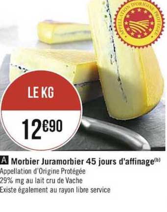 morbier juramorbier 45 jours d'affinage
