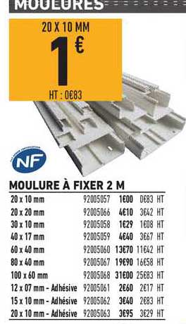 Moulure à Fixer 2 M