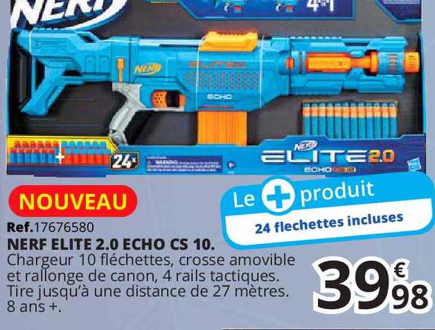 nerf elite 2.0 echo cs 10