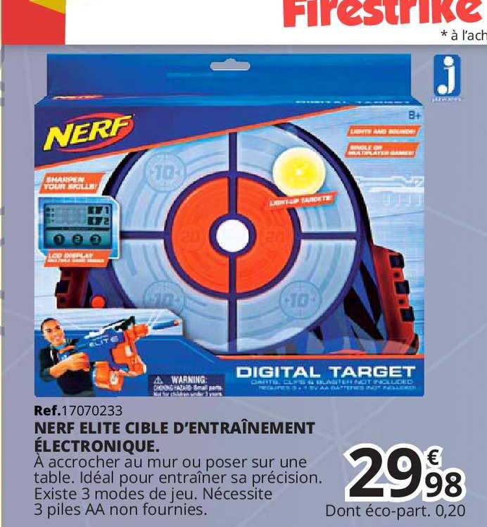 nerf elite cible d'entrainement électronique