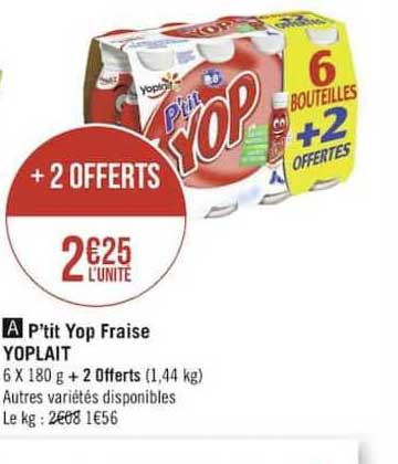 P'tit Yop Fraise Yoplait