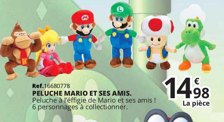 peluche mario et ses amis