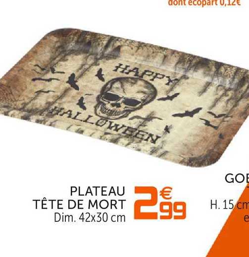 plateau tête de mort