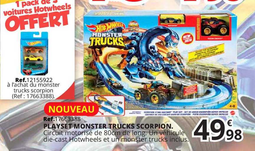 Playset Monster Trucks Scorpion