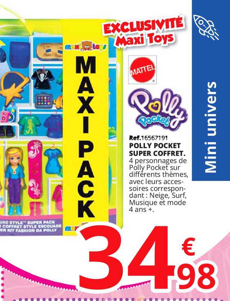 polly pocket super coffret