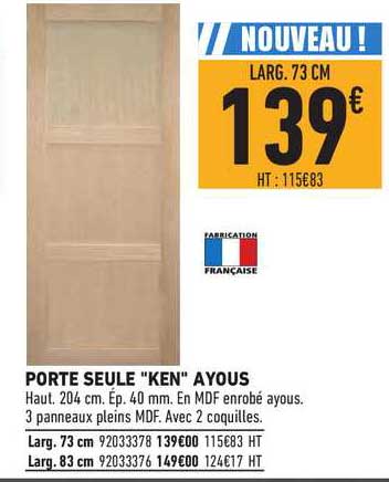 porte seule ken ayous