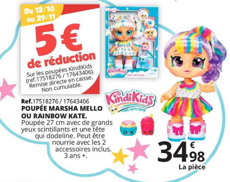 poupée marsha mello ou raimbow kate