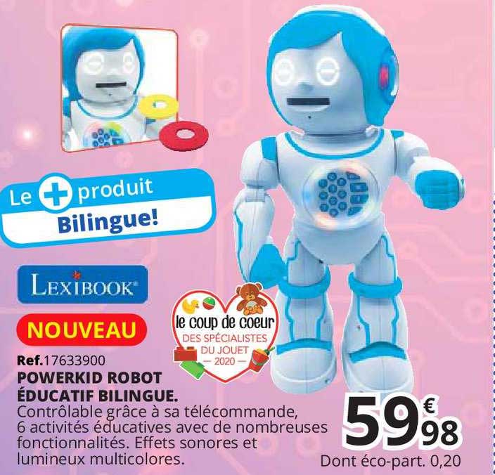 powerkid robo éducatif bilingue