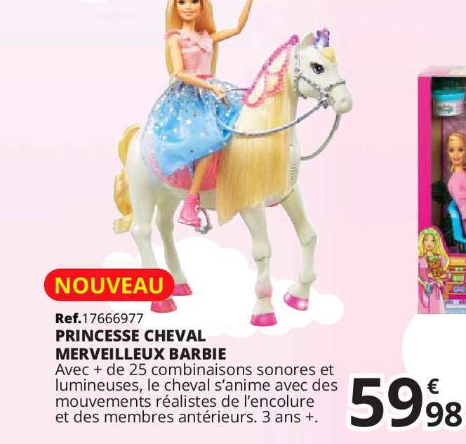 princesse cheval merveilleux barbie