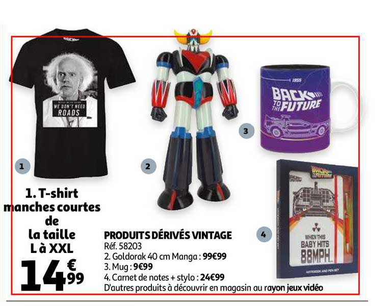 produits dérivés vintage