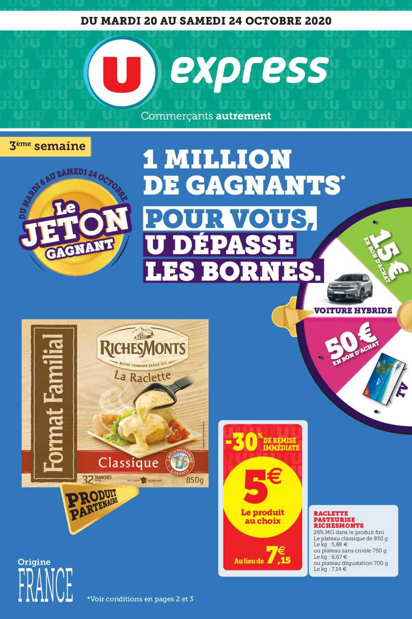 raclette pasteurisé richemonts -30% de remise immédiate