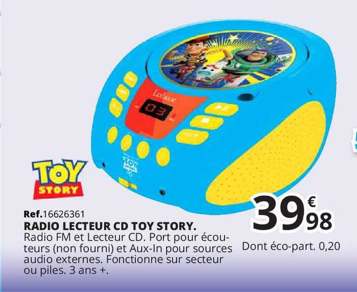radio lecteur cd toy story