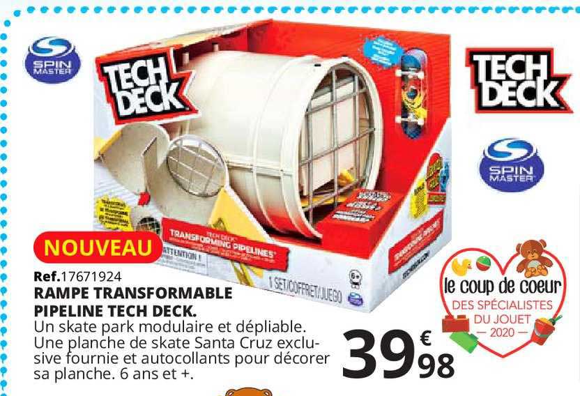 rampe transformable pipeline tech deck