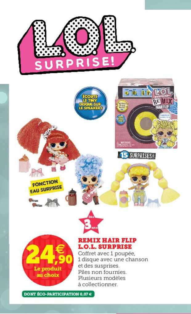 remix hair flip l.o.l. surprise