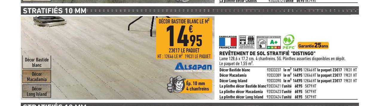 revêtement de sol stratifié distingo