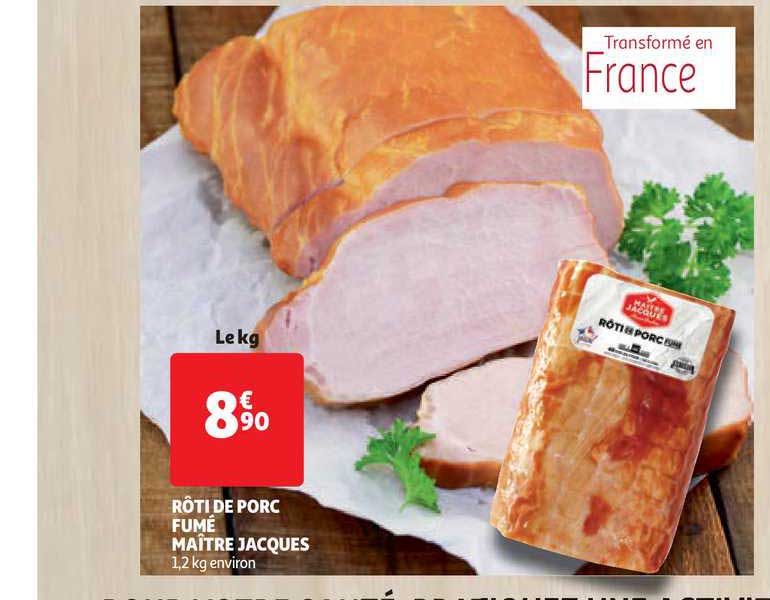 rôti de porc fumé maître jacques