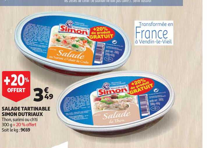 salade tartinable simon dutriaux