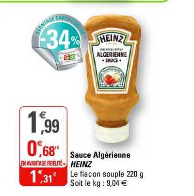 Sauce Algérienne Heinz