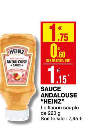 sauce andalouse "heinz"