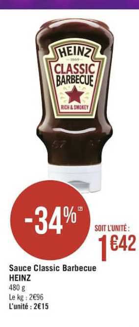 Sauce Classic Barbecue Heinz