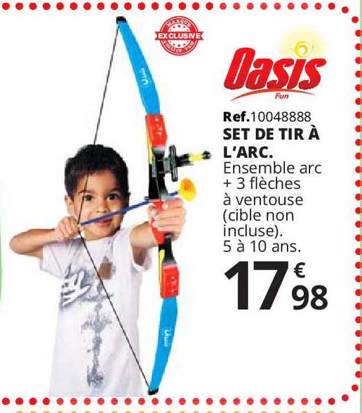 set de tir à l'arc oasis