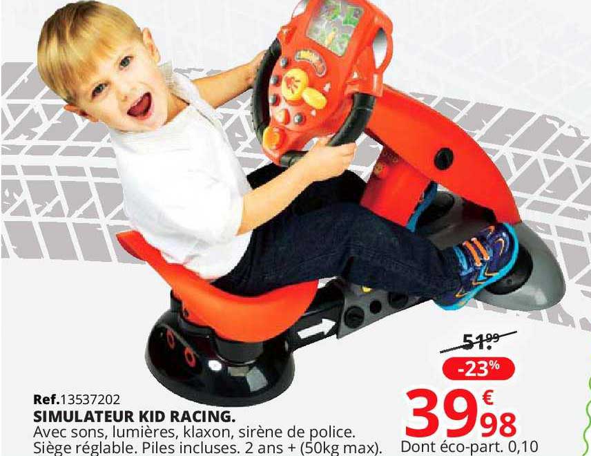 simulateur kid racing