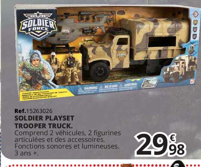 soldier playset trooper truck