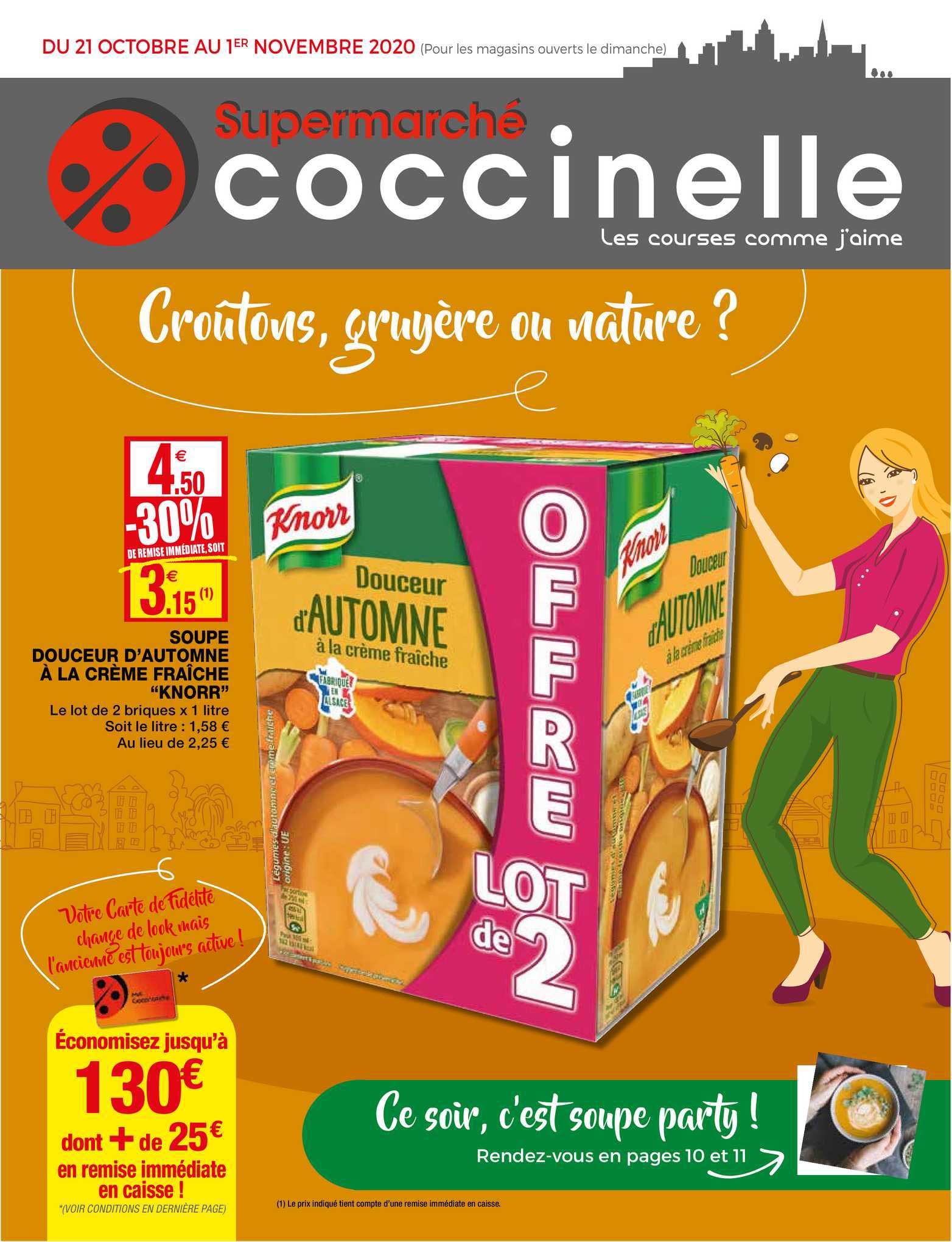 soupe douceur d'automne à la crème fraîche "knorr"