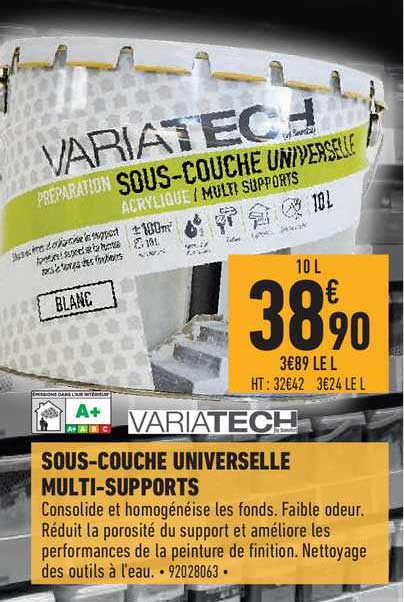 sous couche universelle multi supports variatech