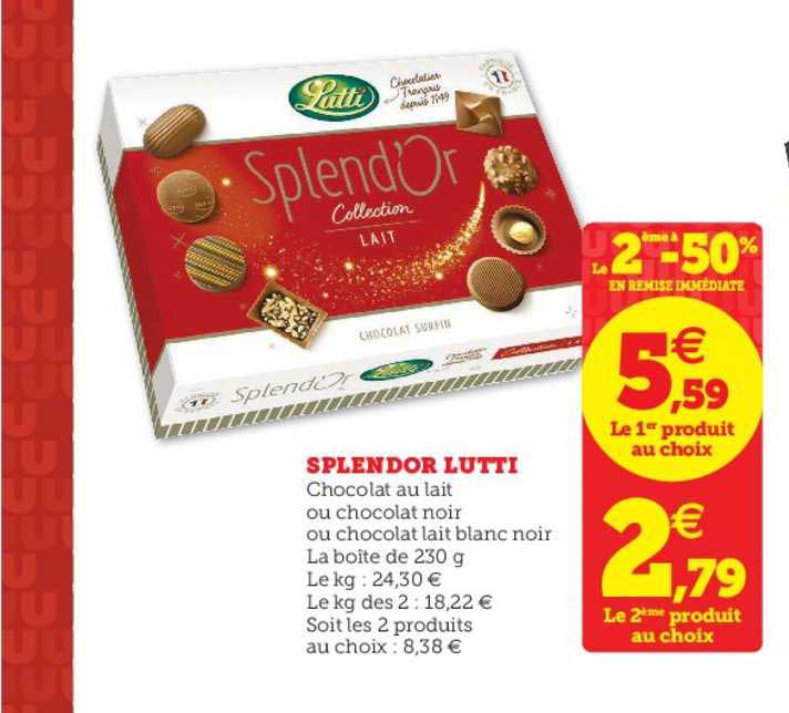 Splendor Lutti Le 2ème à -50% En Remise Immédiate