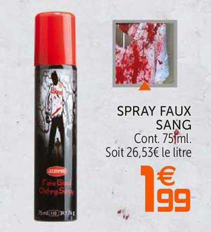 spray faux sang