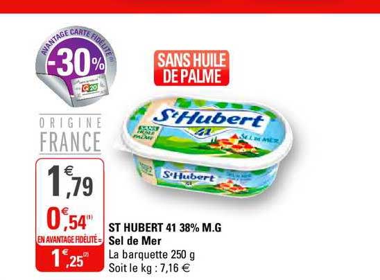 st hubert 41 38% m.g. sel de mer