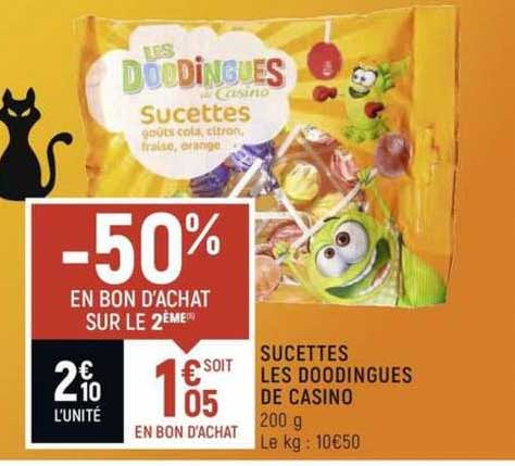 Sucette Les Doodingues De Casino