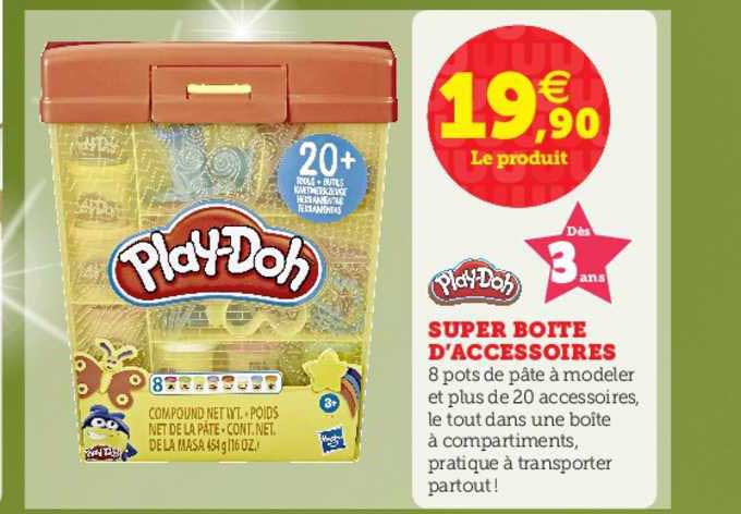 super boite d'accessoires play doh