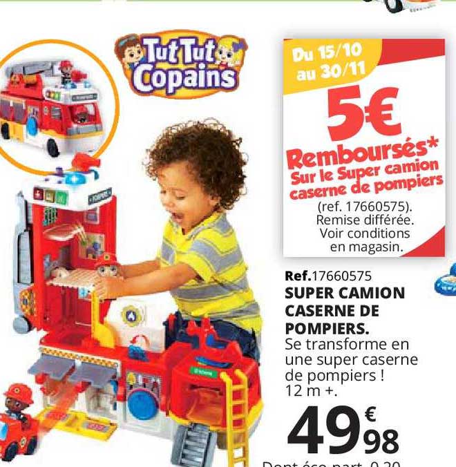 super camion caserne de pompiers