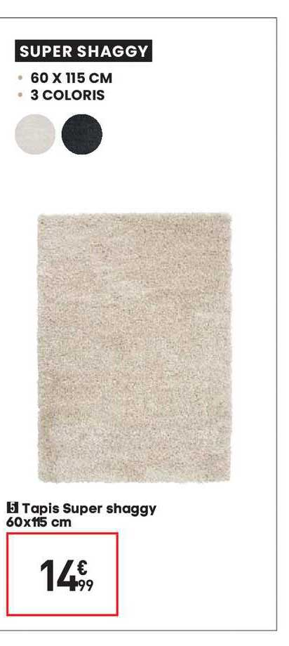 tapis super shaggy