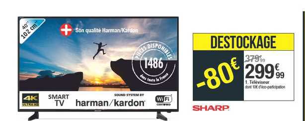 Téléviseur 102 Cm Sharp