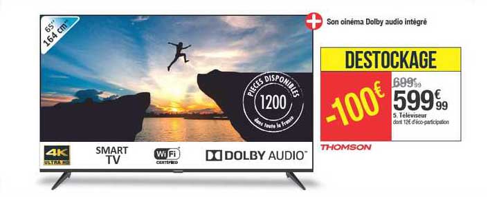 Téléviseur 164 Cm Thomson