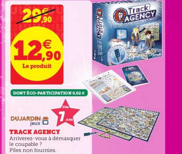 track agency dujardin jeux