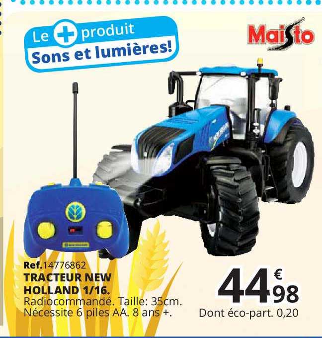 tracteur new holland 1 16 maisto