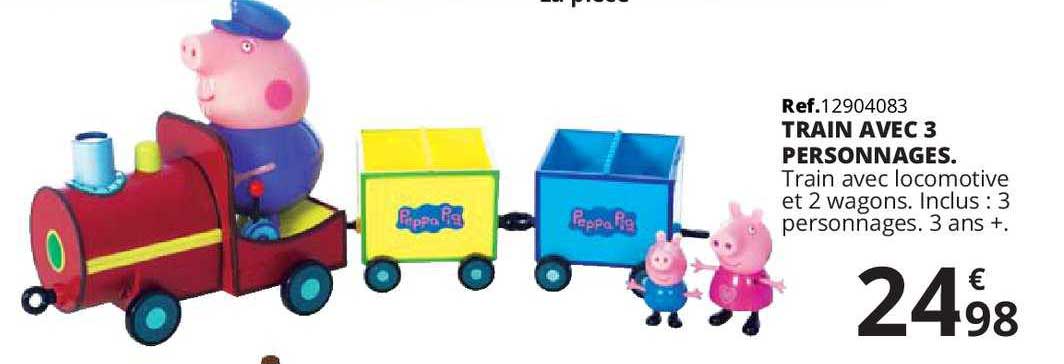 train avec 3 personnages