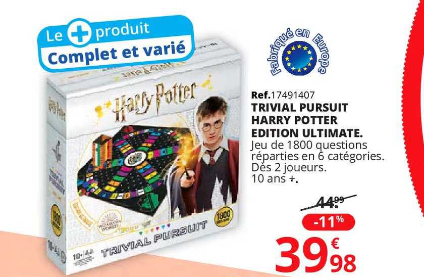 trivial pursuit harry potter édition ultimate