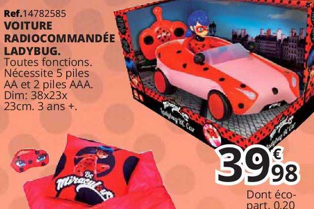 voiture radiocommandée ladybug miracul us