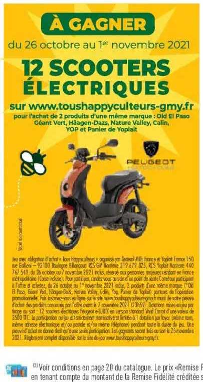 12 Scooters électriques