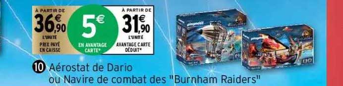 aérostat de dario ou navire de combat des "burnham raiders"