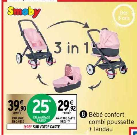 bébé confort combi poussette + landau