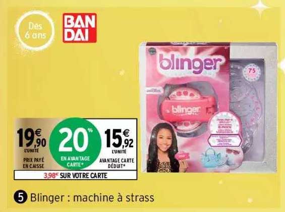 Blinger : Machine à Strass