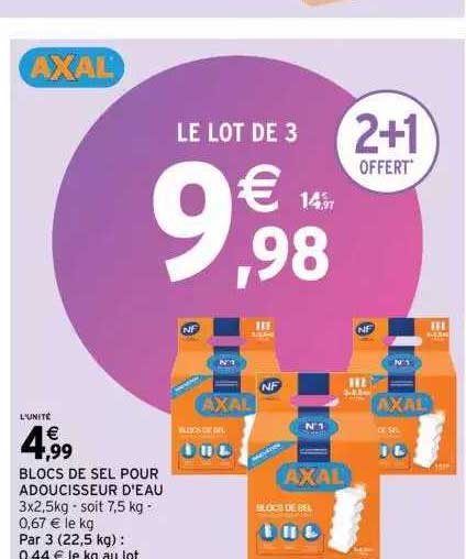 Blocs De Sel Pour Adoucisseur D'eau