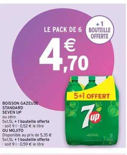 boisson gazeuse standard seven up
