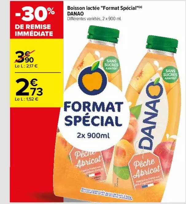 boisson lactée "format spécial" danao